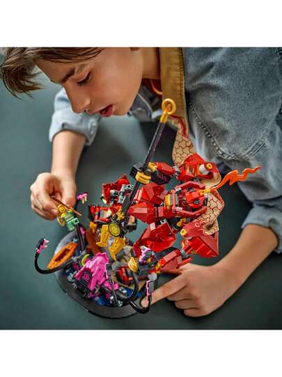 LEGO طقم بناء لعبة ليغو نينجاغو 71846 آلية فارس النار