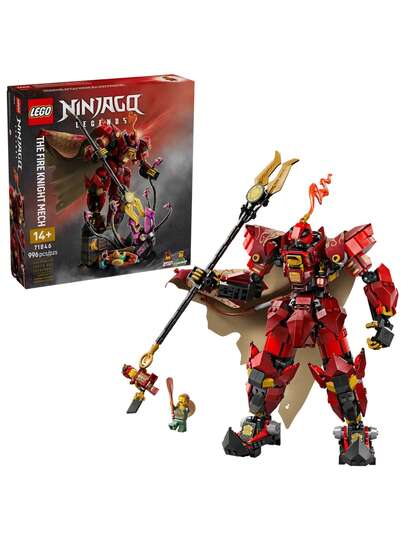 LEGO طقم بناء لعبة ليغو نينجاغو 71846 آلية فارس النار
