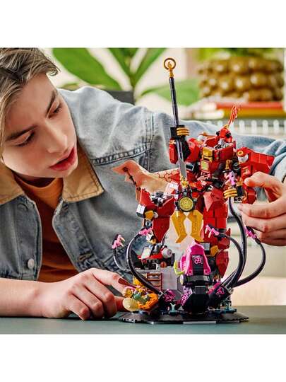 LEGO طقم بناء لعبة ليغو نينجاغو 71846 آلية فارس النار