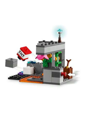 LEGO ليغو ماينكرافت مواجهة الحارس 21274 بضاعة فيديو جماعية، لعبة بناء إبداعية، هدية عيد ميلاد للاعبين، معركة بنائية وقابلة للعب، ديكور غرفة للأطفال من سن 7 سنوات فما فوق