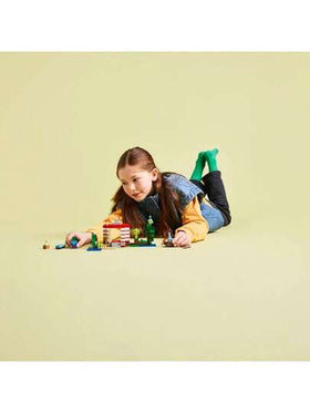 LEGO مجموعة ليجو ماينكرافت تي إن تي جنجل هاوس 21275، لعبة فيديو قابلة للجمع، لعبة بناء إبداعية لديكور ألعاب، هدية عيد ميلاد، مجموعة مغامرات تفاعلية لأطفال الألعاب بعمر 8 سنوات فأكثر