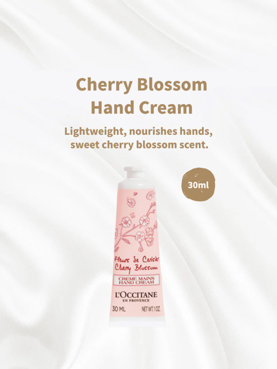 L'Occitane en Provence كريم اليد بزبدة الشيا من L'OCCITANE 30مل + كريم اليد بالجوز اللذيذ من L'OCCITANE 30مل+ كريم اليد بالورد من L'OCCITANE 30مل+ كريم اليد المعطر بالنيرولي والأوركيد من L'OCCITANE 30مل+ كريم اليد بالعنب وزهر الكرز من L'OCCITANE...