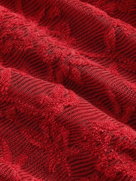 SHEIN MOD فستان نسائي ضيق الجسم بأكمام طويلة وربطة أمامية على الكتف، فستان أحمر بتصميم ذيل السمكة مطرز بالدانتيل، فستان نسائي مقاس S، فستان حفلة، فساتين رسمية لحفلات عيد الحب لضيوف الزفاف، فستان لضيوف الزفاف
