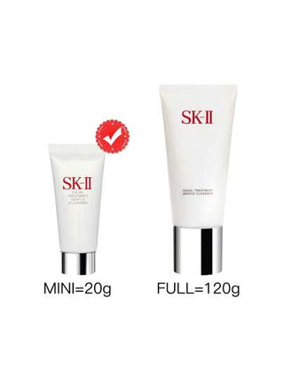 SK-II منظف لطيف للعلاج الوجهي [حجم صغير] 20جم، يزيل بشكل كامل المكياج والشوائب الأخرى ويستعيد وضوح البشرة