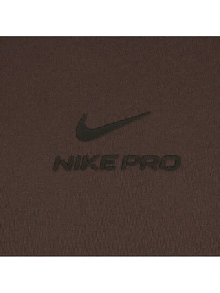 Nike ملابس علوية قصير الأكمام من الحياكة بدون ياقة للرجال بلون THV0410-237