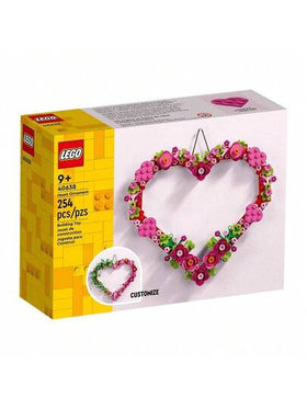 LEGO لعبة كتل تجميع بشكل قلب مناسبة كهدية للأطفال