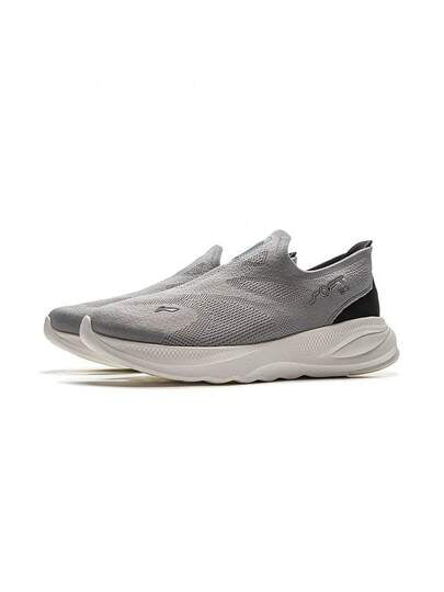 LI-NING أحذية كاجوال قابلة للتنفس وعاكسة للضوء للرجال SOFT GO 2 KNIT AGLV017