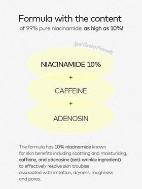 The Face Shop سيروم نياسيناميد بنسبة 10%، نياسيناميد نقي، مركب مُنير، ذو قوام جل مرطب، يمتص بسرعة، يُوحد لون البشرة، يقلل من المسام، إصلاح ليلي، قاعدة مكياج، مناسب للبشرة الدهنية والحساسة، 30 مل / 1.01 أونصة سائلة