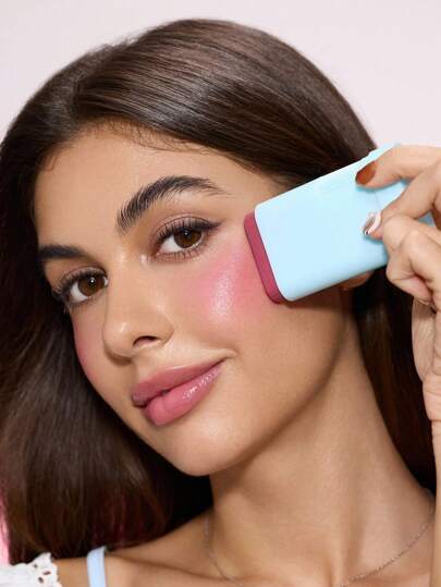 SHEGLAM Glass Glow أحمر خدود عصا-Brisk Babe حمره بلشر علامة تجارية جمال مكياج ميكب مستحضرات تجميل للنساء الفتيات مثالي لفصل الشتاء الربيع مثالي ل- Y2K أزياء أنيقة رمضان هدية حفلة جاهز أفضل لون