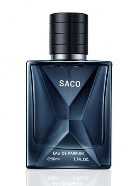 1 قطعة عطر رجالي أزرق قوي - عطر مائي طويل الأمد مع الليمون والنعناع والياسمين، خالي من الكحول والتلك، مناسب للمواعدة والاستخدام اليومي والهدايا، 1.69 أونصة سائلة لكل زجاجة