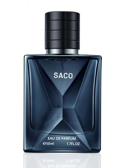 1 قطعة عطر رجالي أزرق قوي - عطر مائي طويل الأمد مع الليمون والنعناع والياسمين، خالي من الكحول والتلك، مناسب للمواعدة والاستخدام اليومي والهدايا، 1.69 أونصة سائلة لكل زجاجة