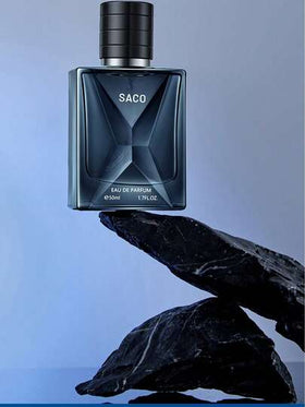 1 قطعة عطر رجالي أزرق قوي - عطر مائي طويل الأمد مع الليمون والنعناع والياسمين، خالي من الكحول والتلك، مناسب للمواعدة والاستخدام اليومي والهدايا، 1.69 أونصة سائلة لكل زجاجة