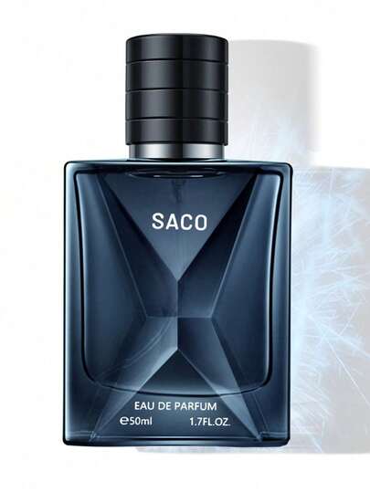 1 قطعة عطر رجالي أزرق قوي - عطر مائي طويل الأمد مع الليمون والنعناع والياسمين، خالي من الكحول والتلك، مناسب للمواعدة والاستخدام اليومي والهدايا، 1.69 أونصة سائلة لكل زجاجة