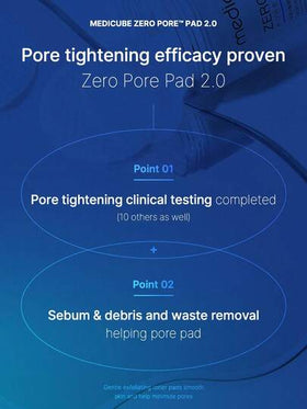 وسادات تنظيف الجوانب Medicube ZERO PORE PAD 2.0، مسام غير مرئية، تجديد سريع للبشرة في 60 ثانية، مناسبة للبشرة الحساسة، حجم السفر، منقع مسبق التشريب، تنعيم نسيج البشرة، تنظيف بعد التمرين، إصلاح ليلي | مستحضرات تجميل كورية | 155 جرام/5.46 أونصة