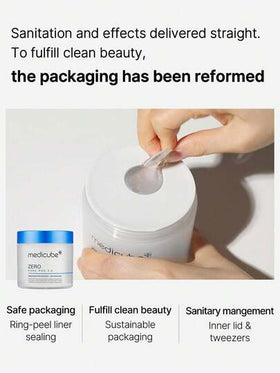 وسادات تنظيف الجوانب Medicube ZERO PORE PAD 2.0، مسام غير مرئية، تجديد سريع للبشرة في 60 ثانية، مناسبة للبشرة الحساسة، حجم السفر، منقع مسبق التشريب، تنعيم نسيج البشرة، تنظيف بعد التمرين، إصلاح ليلي | مستحضرات تجميل كورية | 155 جرام/5.46 أونصة