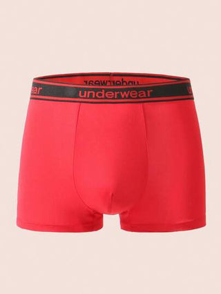 Manfinity Underwear&Sleepwear Basics 5 قطعة / مجموعة سراويل داخلية مريحة للرجال بخصر مطاطي وطبعة حرفية
