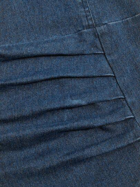 SHEIN Elladie kids فستان صيفي قطني مرن للفتاة الشابة ملائم للعطلات, ألوان مبهجة، خصر مطاطي، مزين بفيونكة، قابل للتعديل بحمالات، مريح وأنيق لفصل الصيف