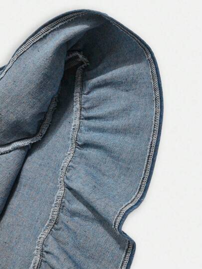 SHEIN Elladie kids فستان صيفي قطني مرن للفتاة الشابة ملائم للعطلات, ألوان مبهجة، خصر مطاطي، مزين بفيونكة، قابل للتعديل بحمالات، مريح وأنيق لفصل الصيف