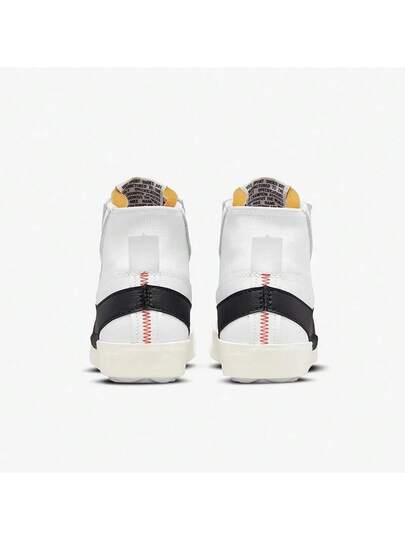 Nike حذاء رياضي رجالي من طراز Blazer '77 Jumbo متوسط الارتفاع غير قابل للانزلاق ومقاوم للتآكل