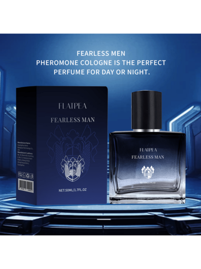 FLATPEA كولونيا للرجال عطرة بشكل طويل الأمد ذات رائحة الماسك والميل المائل إلى الأزرق، 50 مل، عطر ذائع الصيت