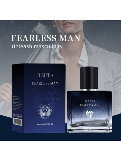 FLATPEA كولونيا للرجال عطرة بشكل طويل الأمد ذات رائحة الماسك والميل المائل إلى الأزرق، 50 مل، عطر ذائع الصيت