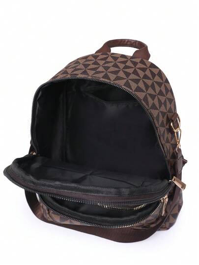حقيبة ظهر نسائية موضة، حقيبة ظهر سعة كبيرة مبطنة، حقيبة كاجوال للكتف، حقيبة للتنقل، حقيبة ظهر للطالبات، حقيبة أم