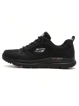 Skechers أحذية رجالية كاجوال، أحذية رياضية خارجية، نعل EVA خفيف الوزن، نعل داخلي من رغوة الذاكرة، أحذية كاجوال يومية مريحة وخفيفة الوزن، أحذية للسفر 8790230-BBK