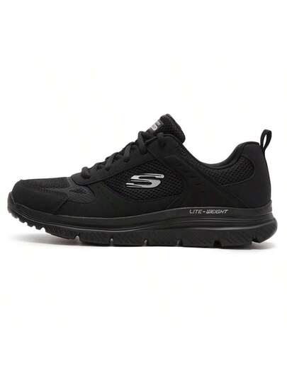 Skechers أحذية رجالية كاجوال، أحذية رياضية خارجية، نعل EVA خفيف الوزن، نعل داخلي من رغوة الذاكرة، أحذية كاجوال يومية مريحة وخفيفة الوزن، أحذية للسفر 8790230-BBK