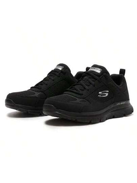 Skechers أحذية رجالية كاجوال، أحذية رياضية خارجية، نعل EVA خفيف الوزن، نعل داخلي من رغوة الذاكرة، أحذية كاجوال يومية مريحة وخفيفة الوزن، أحذية للسفر 8790230-BBK