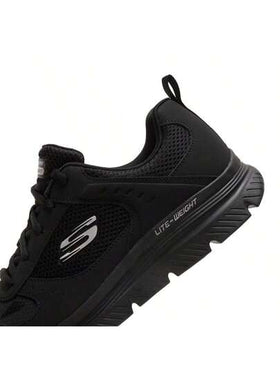 Skechers أحذية رجالية كاجوال، أحذية رياضية خارجية، نعل EVA خفيف الوزن، نعل داخلي من رغوة الذاكرة، أحذية كاجوال يومية مريحة وخفيفة الوزن، أحذية للسفر 8790230-BBK