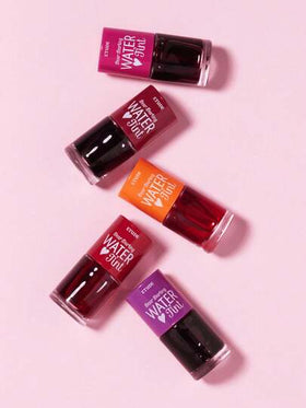 ETUDE غلوس الشفاه العزيز 06 عصير البرقوق، لون نابض بالحياة، مشبع بمستخلصات الرمان والجريب فروت المرطبة، يغذي الشفاه، مكياج كوري، جمال كوري، طقم هدايا، 9 جرام / 0.31 أونصة