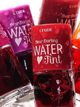 ETUDE غلوس الشفاه العزيز 06 عصير البرقوق، لون نابض بالحياة، مشبع بمستخلصات الرمان والجريب فروت المرطبة، يغذي الشفاه، مكياج كوري، جمال كوري، طقم هدايا، 9 جرام / 0.31 أونصة