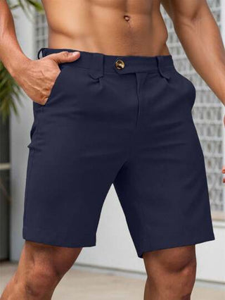 Manfinity Homme شورتات شبه شفافة ذات جيب مائل لرجال بالنسق الثابت من ماندالفاينيتي