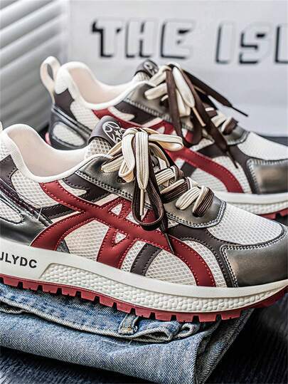 Shoes أحذية رياضية كاجوال للرجال متعددة الاستخدامات، مانعة للانزلاق، شبكية، مريحة وقابلة للتنفس