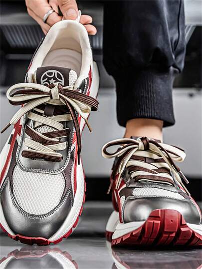 Shoes أحذية رياضية كاجوال للرجال متعددة الاستخدامات، مانعة للانزلاق، شبكية، مريحة وقابلة للتنفس