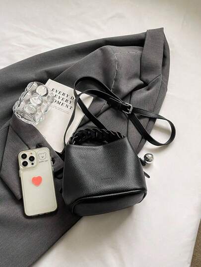 حقيبة مربعة محمولة مصنوعة من قماش PU مقاوم للماء بتصميم دمية المهرج، مزينة بنقشات حرفية ومعلقات معدنية، حقيبة يد أنيقة، حقيبة سفر عملية، مناسبة للعمل والموضة الراقية، مناسبة للتنقلات اليومية والتجمعات