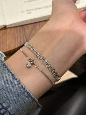 سوار قلب من الفضة الإسترليني عيار 925 قابل للف، مناسب للنساء، للارتداء في عيد الحب، للارتداء اليومي والتنقل