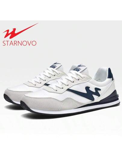 STARNOVO أحذية رياضية للرجال من ستارنوفو بتصميم رباط أمامي عصري، مع نعل مقاوم للانزلاق، مناسبة للأنشطة الخارجية والارتداء اليومي'