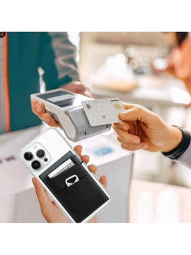حامل بطاقات RFID مغناطيسي للرجال من OBCREATOR - محفظة بنظرة واحدة، تصميم معدني أسود متوافق مع ، مثالي للعطلات والاستخدام اليومي، محفظة حامل بطاقات، إكسسوار حديث، بناء متين، هدية للرجال، هدية عيد ميلاد، هدية مضحكة، هدايا صغيرة، أفكار هدايا