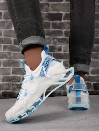 أحذية رياضية كاجوال للرجال مصنوعة من شبكة تنفس، مناسبة لجميع الفصول