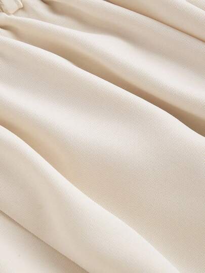 SHEIN MOD جمبسوت قطعة واحدة ذات رقبة عالية وجيب وحزام