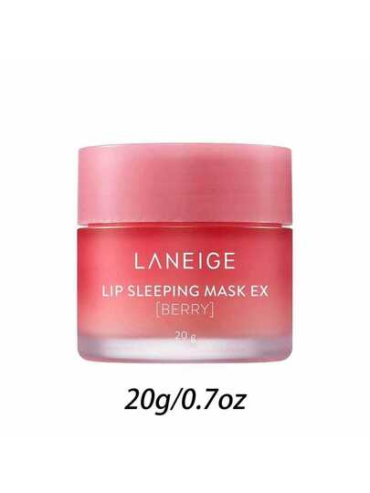 Laneige 20 جرام/0.70 أونصة قناع النوم للشفاه: مغذي، مرطب، فيتامين سي، توت، مضادات أكسدة، مناسب للشفاه الجافة والمتقشرة - قناع نوم الشفاه من لانيج