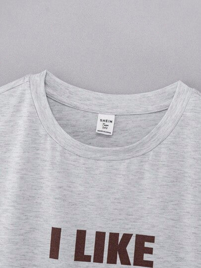 SHEIN قميص قصير الأكمام كاجوال للمراهقين الذكور, ملابس رياضية كاجوال بطراز البنك روك والكلية, مناسب للارتداء في الخارج والحفلات الموسيقية في الربيع والصيف