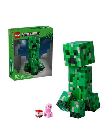 LEGO ليغو ماينكرافت 21276 لعبة توعوية لبناء الكتل للأولاد والبنات، هدايا عيد الأطفال