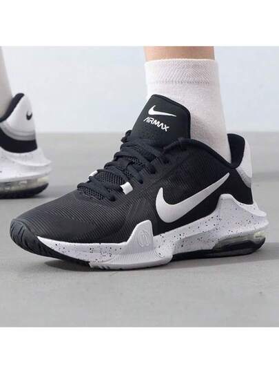 Nike حذاء كرة السلة Air Max Impact 4 للرجال ذو الرقبة المنخفضة والمريح