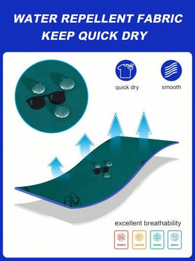 Surfspeed شورتات شاطئ رجالية صيفية كاجوال مطبوعة بأشجار جوز الهند ذات خصر رباط، شورتات سباحة رجالية باللون الأخضر الفيروزي، شورتات سباحة رجالية باللون الأخضر الداكن