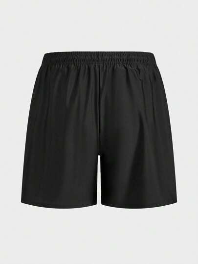Manfinity VCAY شورت شاطئ الرجال مطبوع بعلم أمريكا طبقة مزدوجة، الأسلوب الأوروبي والأمريكي الجديد لعام 2025