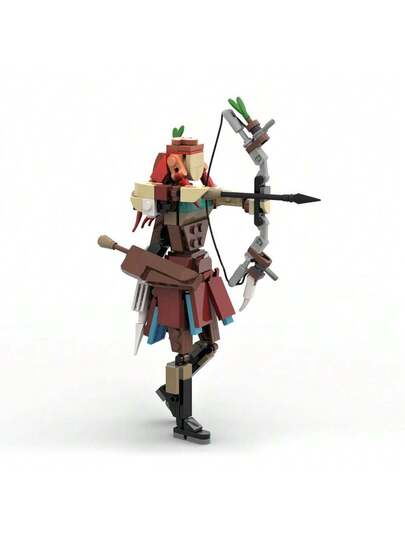 كتل بناء رقمية ألعاب تعليمية، كتل MOC إبداعية، هورايزون زيرو دون - ألوي/لارا كروفت/دراجة ثلجية صغيرة، IP فيلم كلاسيكي، كتل بناء إبداعية DIY، قطع تذكارية، ديكورات مكتبية، هدايا إبداعية للمعجبين/الصديقات/الأصدقاء المقربين - دليل التعليمات مرفق