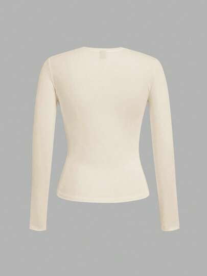 EZwear 3 قطع مجموعة للنساء، طقم تيشرت كاجوال بأكمام طويلة وقبة مستديرة ملائم للربيع والخريف والشتاء