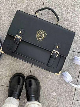 حقيبة مدرسية بنمط بريطاني، حقيبة ظهر بطراز الزي المدرسي، حقيبة طالب ذات كتف واحد، سعة كبيرة، تصميم جديد شنطه جامعه شنط جامعات شنطة ظهر للسفر حقيبه جامعه
